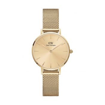 Daniel Wellington ceas Petite Unitone 28 femei, culoarea auriu