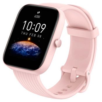 Ceas smartwatch Amazfit Bip 3 Pro, Pink ieftin