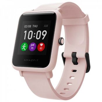 Ceas Smartwatch Xiaomi Amazfit Bip S Lite, Roz Sakura ieftin