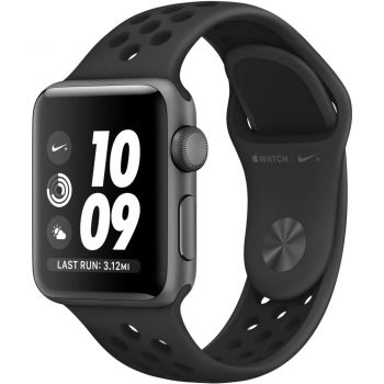 Apple Watch Nike+ 3, GPS, 38mm, Space Grey, Aluminium, Anthracite/Black Nike Sport Band ieftin