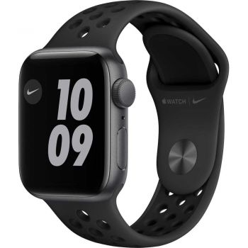 Apple Watch Nike SE GPS, 40mm, Space Gray, Aluminium Case, Anthracite/Black Nike Sport Band