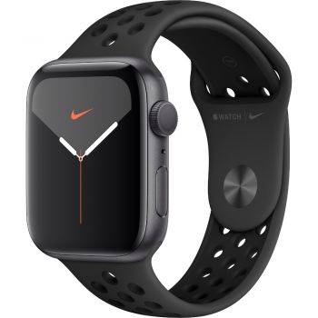 Apple Watch Nike+ Series 5 GPS, 44mm, Space Grey, Aluminium Case, Anthracite/Black Nike Sport Band