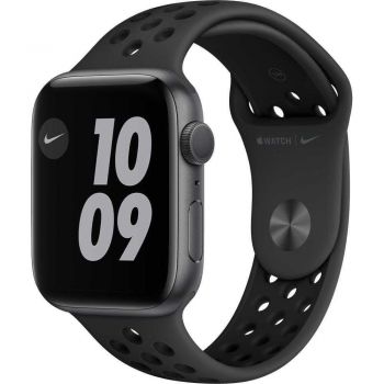 Apple Watch Nike Series 6 GPS, 44mm, Space Grey, Aluminium Case, Anthracite/Black Nike Sport Band