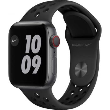 Apple Watch Nike Series 6 GPS + Cellular, 40mm, Space Grey, Aluminium Case, Anthracite/Black Nike Sport Band