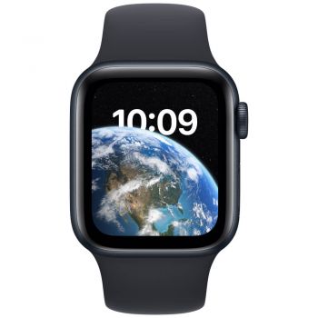 Apple Watch SE2, GPS, 40mm, Midnight Aluminium Case, Midnight Sport Band