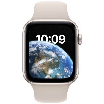 Apple Watch SE2, GPS, 44mm, Starlight Aluminium Case, Starlight Sport Band