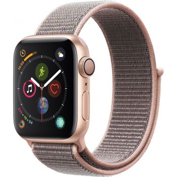 Apple Watch Series 4 GPS, 40mm Gold Aluminium Case, MU692WB/A Pink Sand Sport Loop