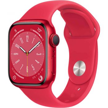 Apple Watch Series 8 GPS, 41mm, (PRODUCT)RED Aluminium Case, (PRODUCT)RED Sport Band