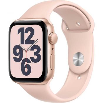 Apple Watch Series SE GPS, 44mm, Gold, Aluminium Case, Pink Sand Sport Band