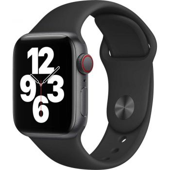 Apple Watch Series SE GPS + Cellular, 40mm, Space Gray, Aluminium Case, Black Sport Band de firma original