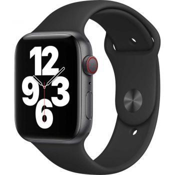 Apple Watch Series SE GPS + Cellular, 44mm, Space Gray, Aluminium Case, Black Sport Band de firma original