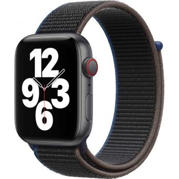 Apple Watch Series SE GPS + Cellular, 44mm, Space Gray, Aluminium Case, Charcoal Sport Loop