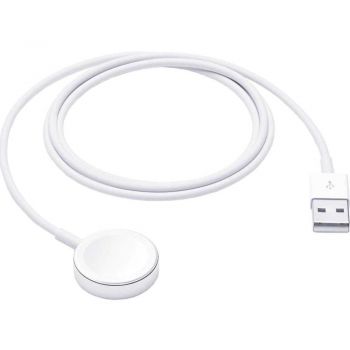 Cablu de incarcare pentru Apple Watch, Magnetic, USB, 1m Cablu de incarcare pentru Apple Watch, Magnetic, USB, 1m