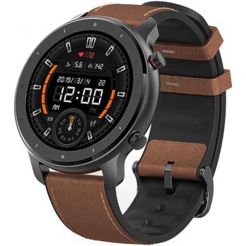 Smartwatch Amazfit GTR, 47mm, Aluminium Case, Maro ieftin