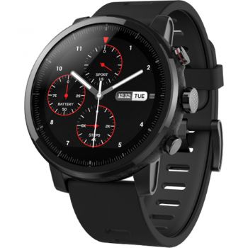 Smartwatch AmazFit Stratos, Negru ieftin