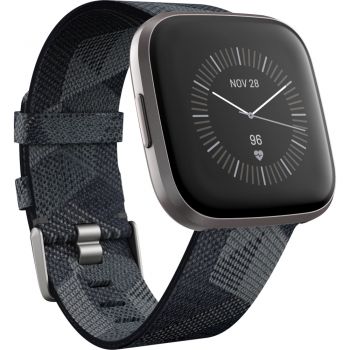 Smartwatch Fitbit Versa 2 Special Edition, NFC, Smoke Woven ieftin