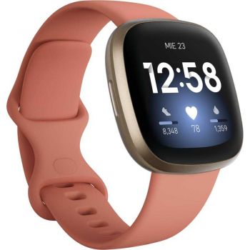 Smartwatch Fitbit Versa 3, NFC, Pink Clay