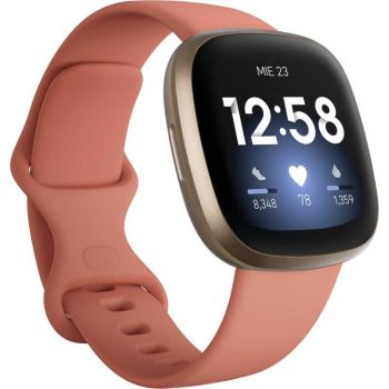 Smartwatch Fitbit Versa 3, NFC, Pink Clay ieftin