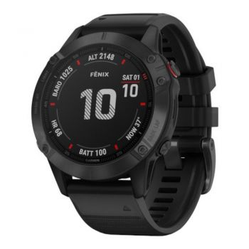 Smartwatch Garmin fenix 6 Pro, 47 mm, Negru de firma original