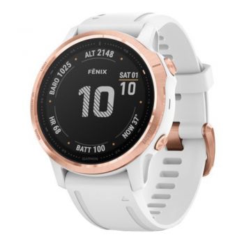 Smartwatch Garmin fenix 6S Pro, 42 mm, Carcasa Rose Gold