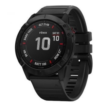 Smartwatch Garmin fenix 6X Pro, 51 mm, Negru