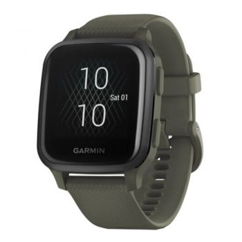 Smartwatch Garmin Venu Sq, 40 mm, Verde inchis
