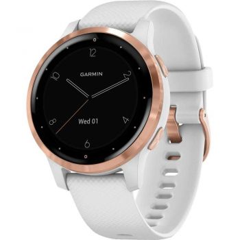 Smartwatch Garmin Vivoactive 4S, 40 mm, White/Rose Gold ieftin