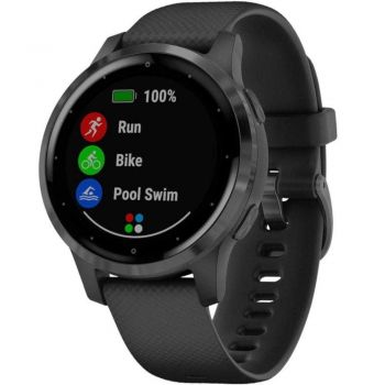 Smartwatch Garmin Vivoactive 4S, Black Slate ieftin