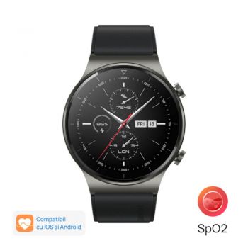 Smartwatch Huawei GT2 Pro, Night Black ieftin