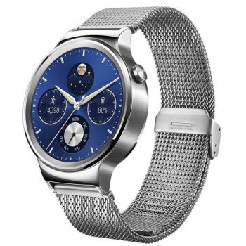 Smartwatch Huawei W1 Steel, Bratara plasa metalica ieftin