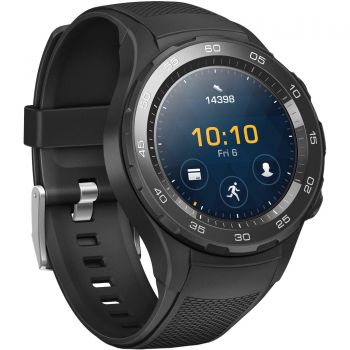 Smartwatch Huawei Watch 2, 4G, Carbon Black Sport
