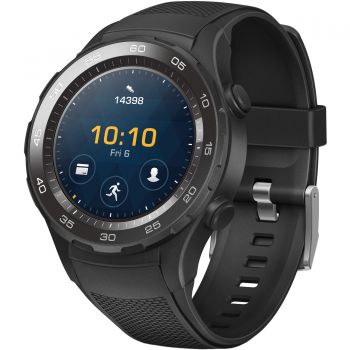 Smartwatch Huawei Watch 2, Carbon Black Sport ieftin