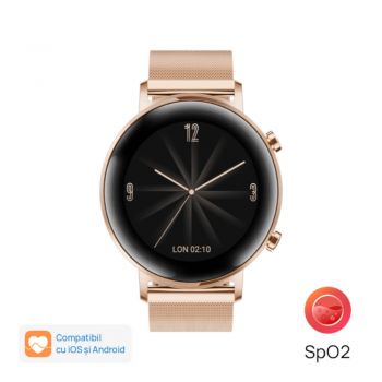 Smartwatch Huawei Watch GT 2, 42mm, Refined Gold