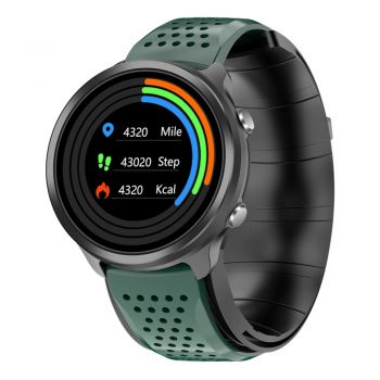 Smartwatch iSEN Watch P30, IP67, Negru/Verde de firma original