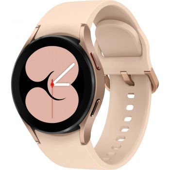 Smartwatch Samsung Galaxy Watch 4, 40mm, Bluetooth, Auriu de firma original