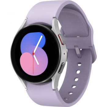 Smartwatch Samsung Galaxy Watch 5, 40mm, Bluetooth, Silver, Purple Strap de firma original