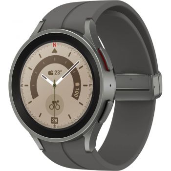 Smartwatch Samsung Galaxy Watch 5 Pro, 45mm, Bluetooth, Gray Titanium