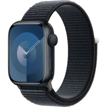 Apple Watch S9, GPS, 41mm, Midnight Aluminium Case, Midnight Sport Loop