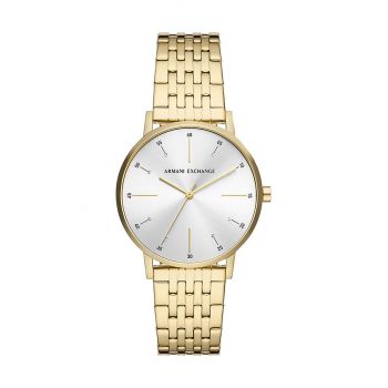 Armani Exchange ceas femei, culoarea auriu