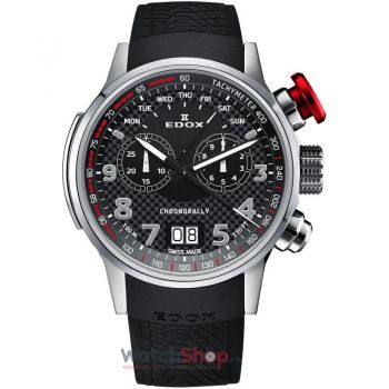 Ceas Edox Chronorally 38001-TIN-NRO3 Titanium Cronograf