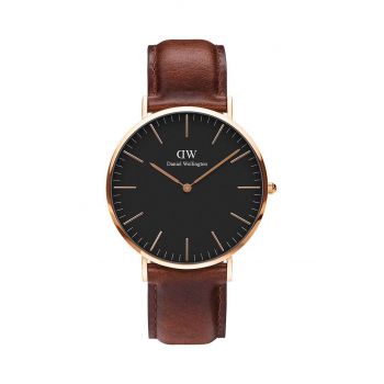 Daniel Wellington ceas Classic 40 St Mawes barbati, culoarea negru de firma original