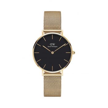 Daniel Wellington ceas Petite 32 Evergold femei, culoarea auriu