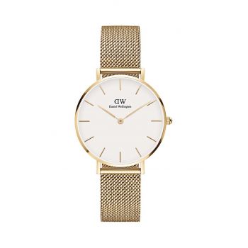 Daniel Wellington ceas Petite 32 Evergold femei, culoarea auriu