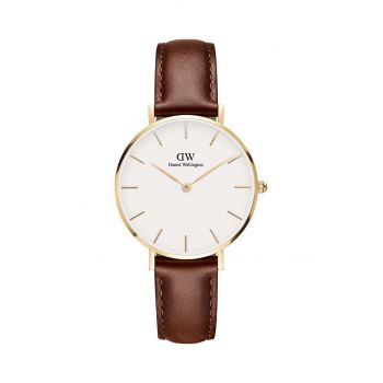 Daniel Wellington ceas Petite 32 St Mawes femei, culoarea maro