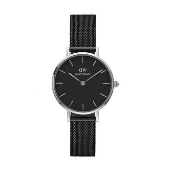 Daniel Wellington ceas Petite 36 Ashfield femei, culoarea negru