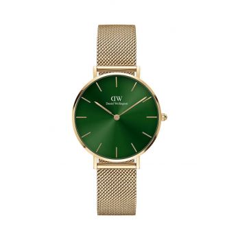 Daniel Wellington ceas Petite Emerald 32 femei, culoarea auriu