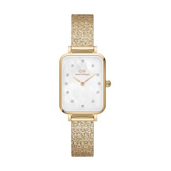 Daniel Wellington ceas Quadro 20x26 Lumine femei, culoarea auriu