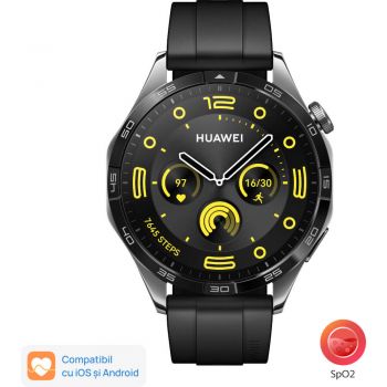 Huawei Watch GT 4, 46mm, Negru ieftin