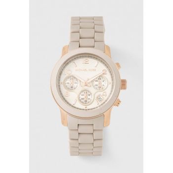 Michael Kors ceas femei, culoarea bej de firma original