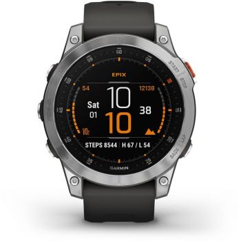 SmartWatch Garmin epix (Gen 2), 47 mm, Slate/Stainless Steel